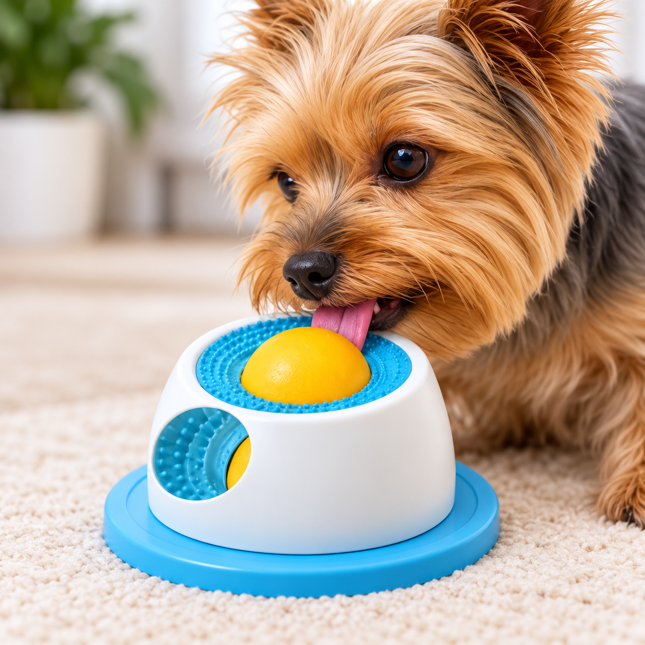 Dog enjoying PawBall